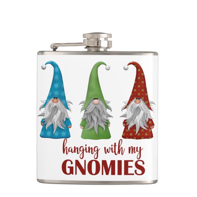 Hängande med min Gnomies julkolv Fickplunta (Framsidan)