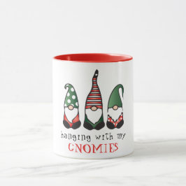 Hängande med min Gnomies roligt jultal Mugg