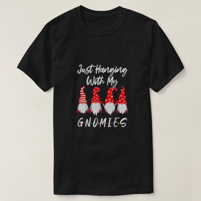 Hängande med min jultomte Gnome Pajam T Shirt (Design framsida)