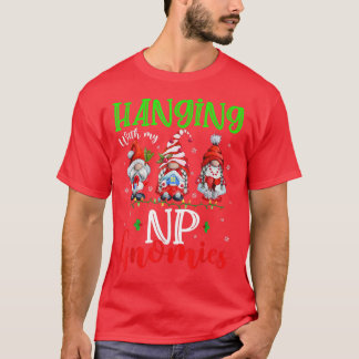 Hängande med min NP Gnomies Cute Julafton Ljus Gno T Shirt