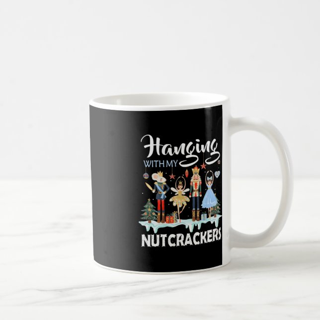 Hängande med min Nutcrackers Squad-julklapp Kaffemugg (Höger)