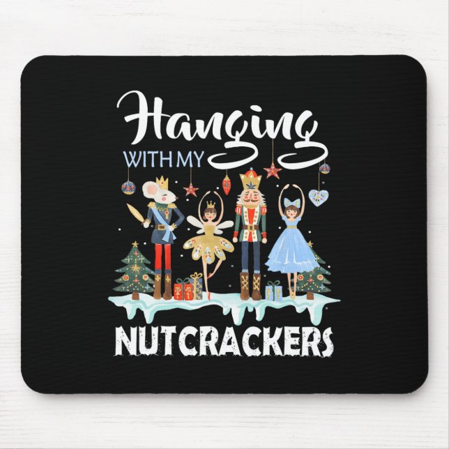 Hängande med min Nutcrackers Squad-julklapp Musmatta (Framsidan)