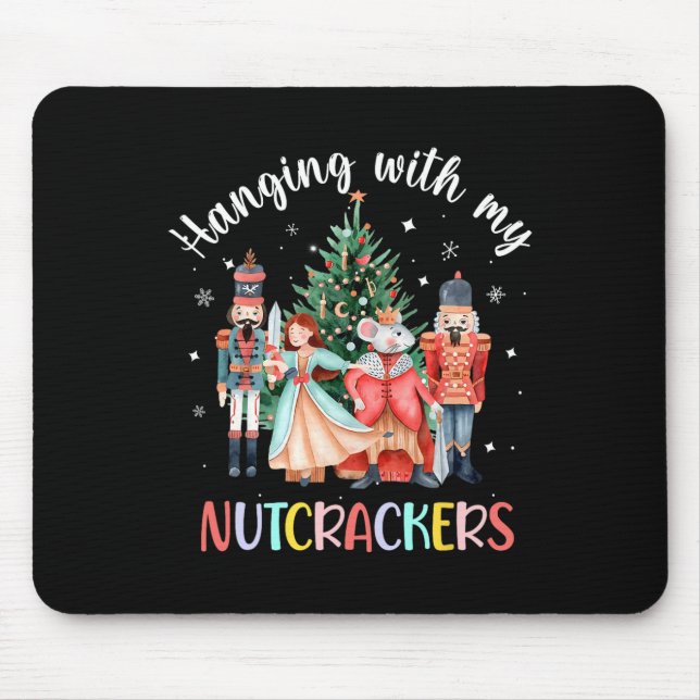 Hängande med min Nutcrackers Squad-julklapp Musmatta (Framsidan)