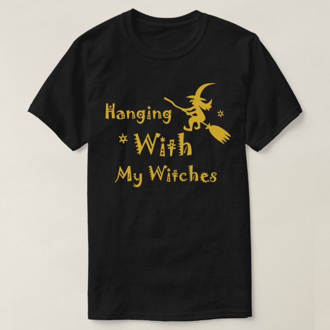 Hängande med min vitschare Party Tshirt T Shirt (Design framsida)