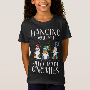 Hängande med mina fjärde Klass-domäner - LärarKris T Shirt