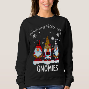 Hängande med mina Gnomies Reindeer Antlers Träd Bu T Shirt