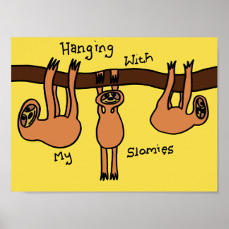 Hängande med mina slomier poster