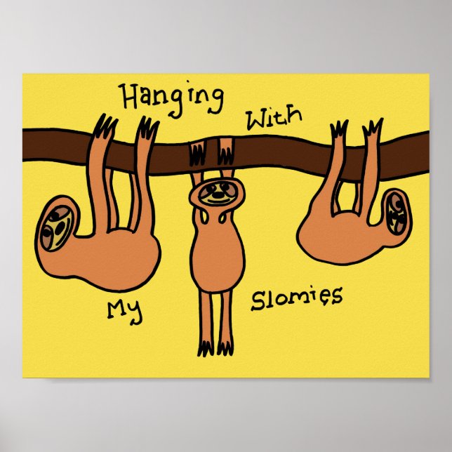 Hängande med mina slomier poster (Framsidan)