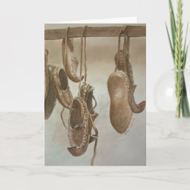 Hängande Opanci Helgkort (Framsida)