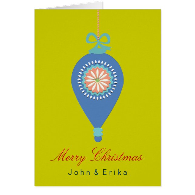 Hängande Ornament ~-kort OBS Kort (Framsidan)