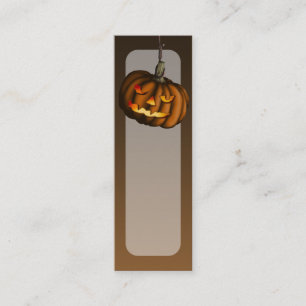 Hängande pumpa, bokmärkepacke eller visitkortar mini visitkort