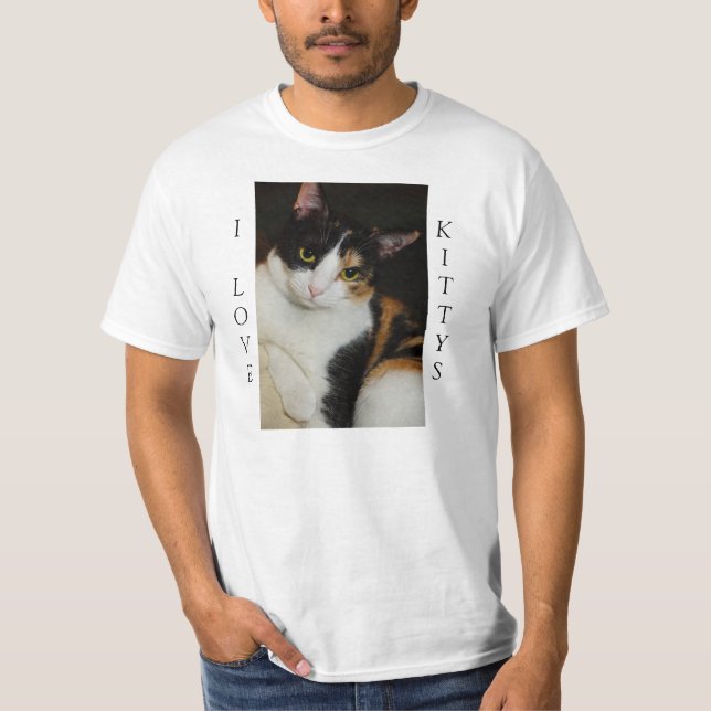 Hängande runt i Kärlek Kattunge T Shirt (Framsida)