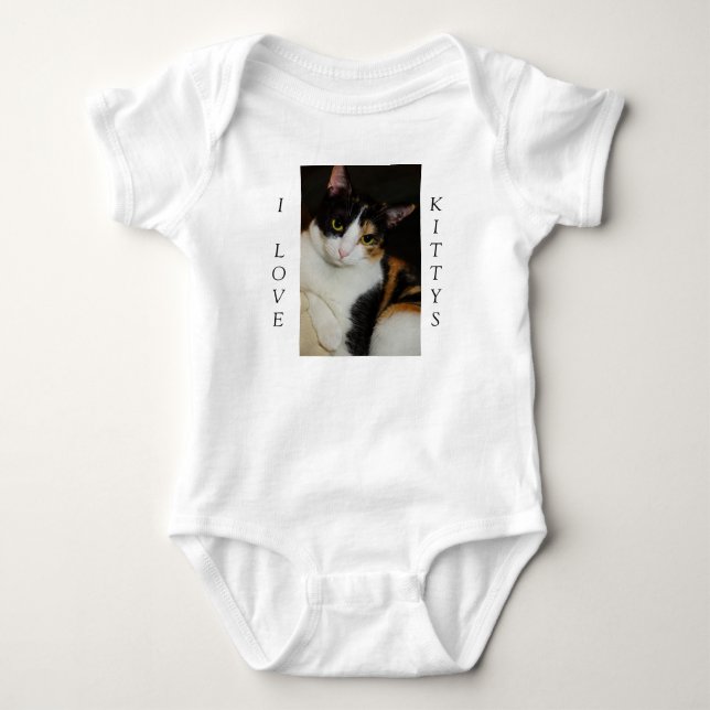 Hängande runt i Kärlek Kittys T Shirt (Framsida)