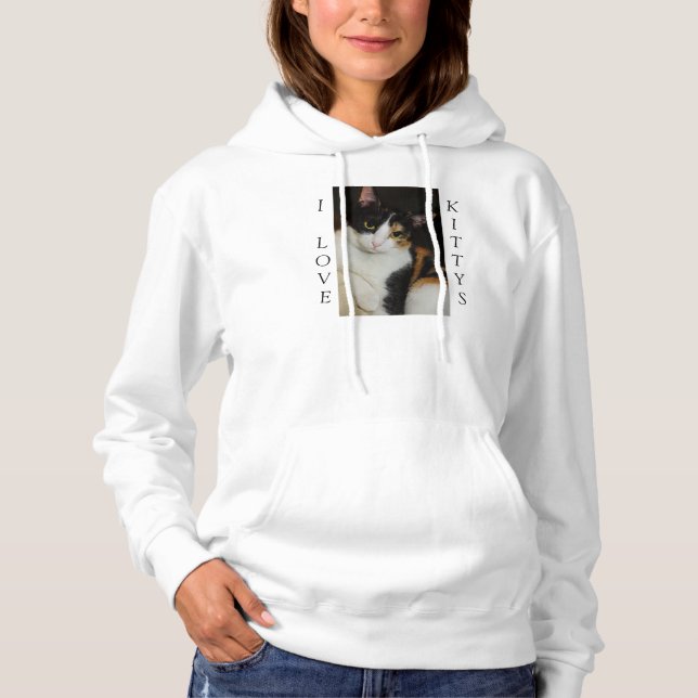 Hängande runt i Kärlek Kittys T Shirt (Framsida)