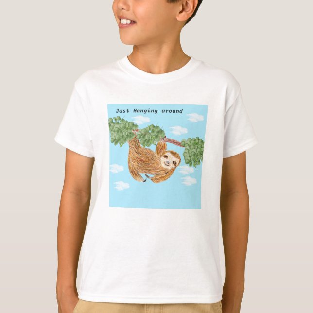 Hängande runt t shirt (Framsida)