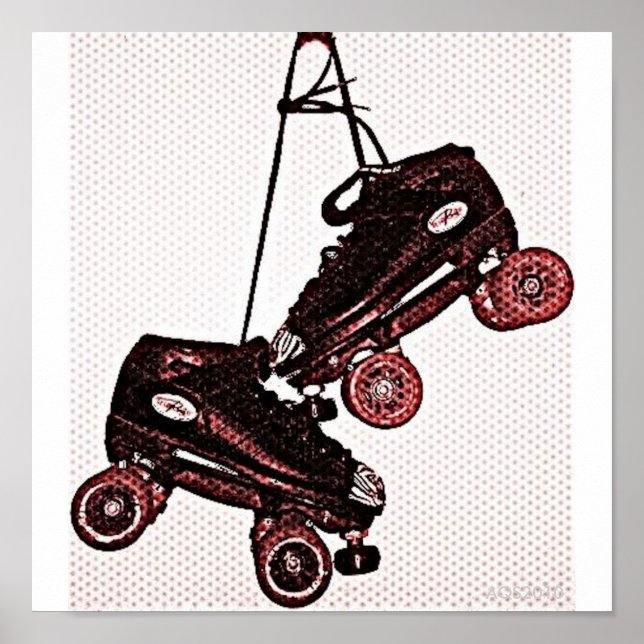 Hängande Skates-popup-konst Dubbed Poster (Framsidan)