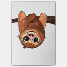 Hängande sloth post-it block