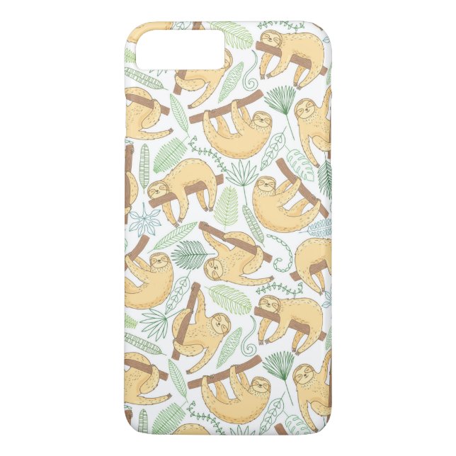 Hängande Sloths Case-Mate iPhone Skal (Baksida)