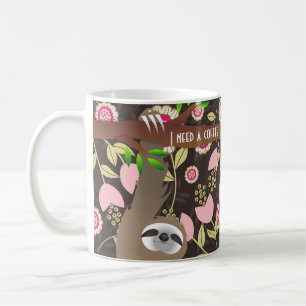 Hängande solljus jag behöver en kaffe brun kaffemugg