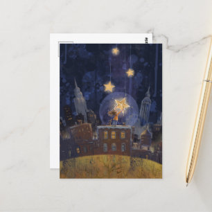 Hängande stjärnor Art Matte Vykort