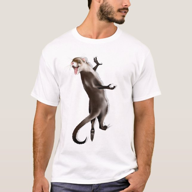 Hängande vesslaT-tröja Tee Shirt (Framsida)