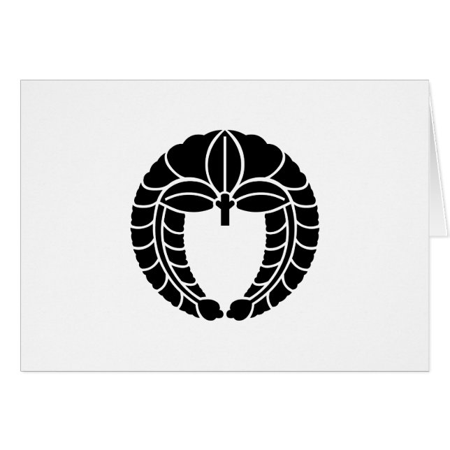 Hängande wisteri hälsningskort (Framsidan Horizontal)