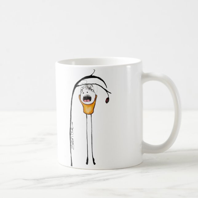 Hängar på hösten! kaffemugg (Höger)