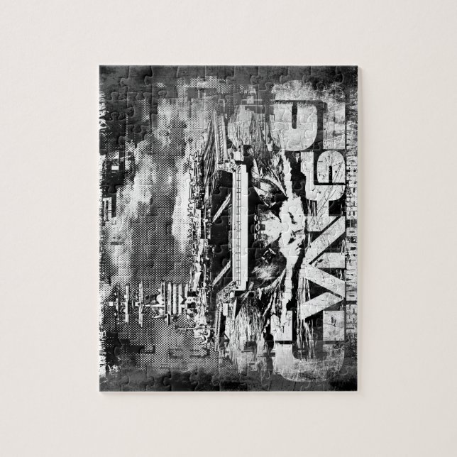 HangarfartygDwight D. Eisenhower pussel (Vertikal)