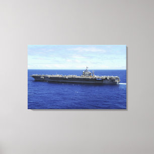 Hangarfartyget USS Abraham Lincoln 2 Canvastryck