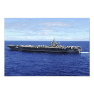 Hangarfartyget USS Abraham Lincoln Fototryck
