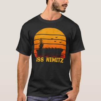 Hangarfartyget Uss Nimitz Veterans Day Sjöman T Shirt