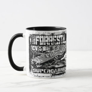 HangarfartygForrestal mugg