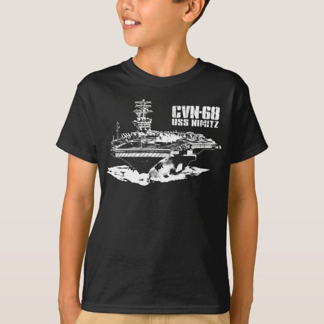 HangarfartygNimitz skjorta T Shirt (Framsida)