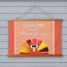 Hängband för Personlig av Thanksgiving i familjen