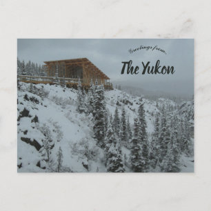 Hängbro Yukon Kanada Vykort