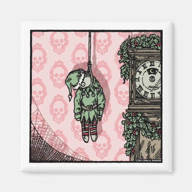 Hanged Elf Doll - Magnet Pop Goth Helgdag (Framsidan)