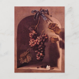HANGED GRAPES Antique Viticulture,Rustic Vineyard Vykort