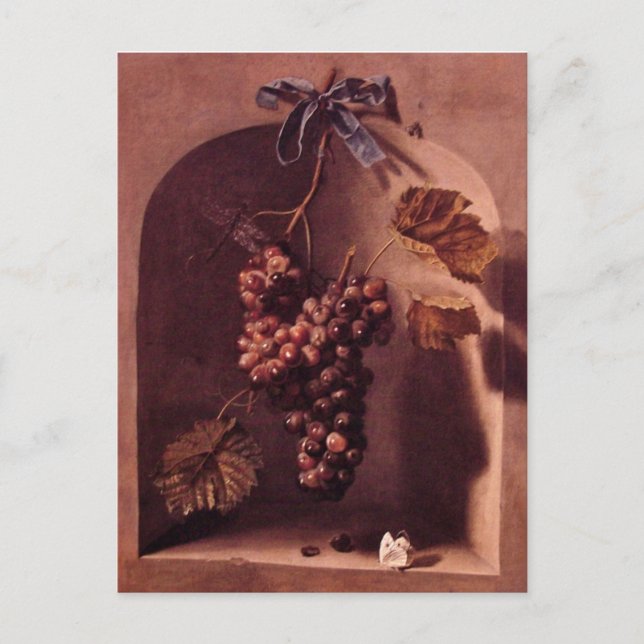 HANGED GRAPES Antique Viticulture,Rustic Vineyard Vykort (Framsida)