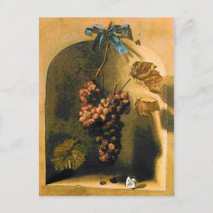 HANGED GRAPES Antique Viticulture,Rustic Vineyard Vykort