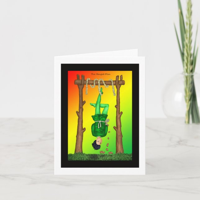 Hanged Man - tack för ditt kort (Framsida)