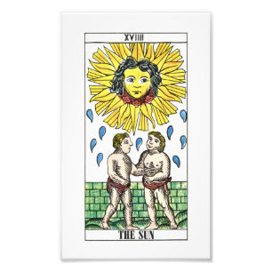 Hanged Man Tarot Card Fototryck