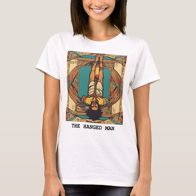 HANGED MAN - TAROT CARD T SHIRT (Framsida)