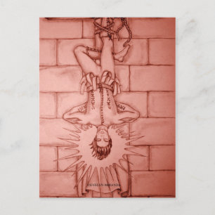 Hanged Man Tarot Card Vykort