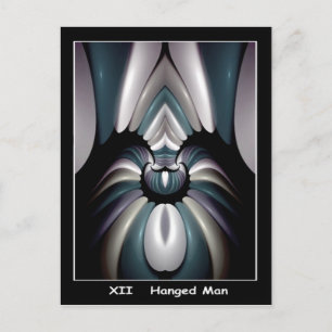 Hanged Man Tarot Card Vykort