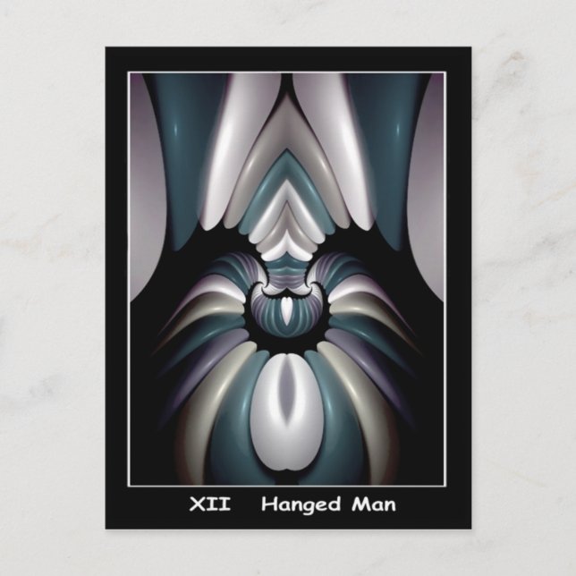 Hanged Man Tarot Card Vykort (Framsida)