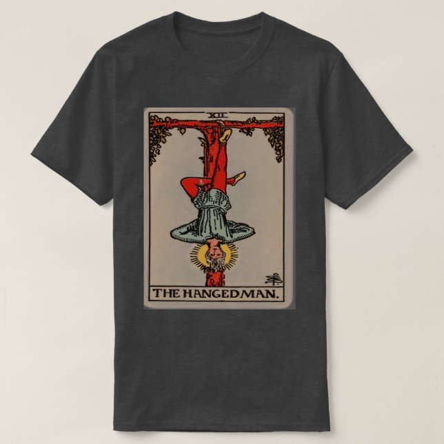 Hanged Man Tarot T Shirt (Design framsida)