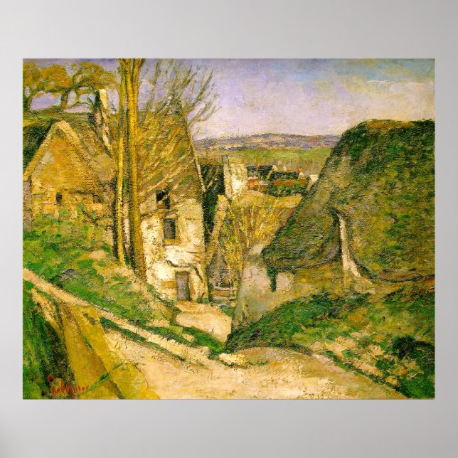 Hanged Man's House Paul Cezanne Poster (Framsidan)