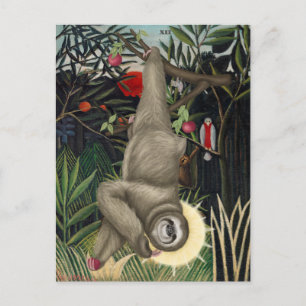 Hanged Sloth Vykort