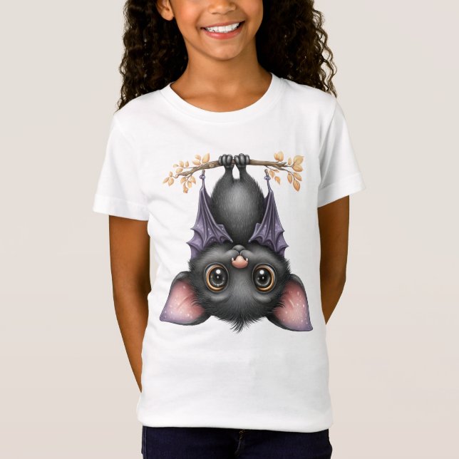 Hänger bara runt, fladdermöss t shirt (Framsida)