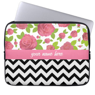 Hänger lös blandad tryckelektronik för blommigt laptop sleeve